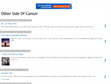 Tablet Screenshot of othersideofcancer.blogspot.com