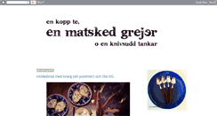 Desktop Screenshot of enmatskedgrejer.blogspot.com