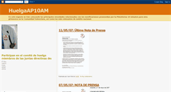 Desktop Screenshot of huelga-atencion-primaria-10a.blogspot.com