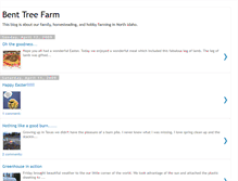 Tablet Screenshot of benttreefarm.blogspot.com