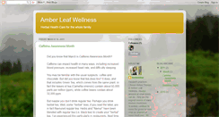 Desktop Screenshot of amberleafwellness.blogspot.com