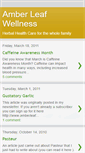 Mobile Screenshot of amberleafwellness.blogspot.com