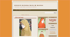 Desktop Screenshot of grosirbusanamuslim-murah.blogspot.com