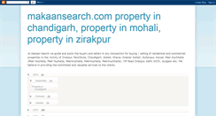 Desktop Screenshot of makaansearch.blogspot.com