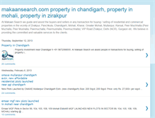 Tablet Screenshot of makaansearch.blogspot.com