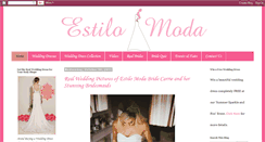 Desktop Screenshot of estilomodaweddingdressesuk.blogspot.com