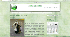 Desktop Screenshot of circassianculture.blogspot.com