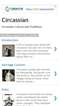 Mobile Screenshot of circassianculture.blogspot.com