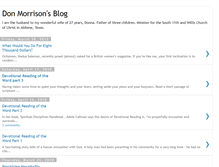 Tablet Screenshot of donmorrison.blogspot.com