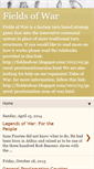 Mobile Screenshot of fieldsofwar.blogspot.com