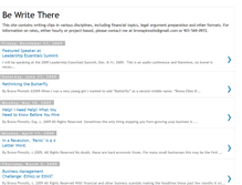 Tablet Screenshot of bwritethere.blogspot.com