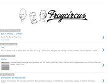 Tablet Screenshot of frogcircus.blogspot.com