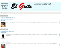 Tablet Screenshot of elgritolarevista.blogspot.com