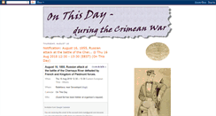 Desktop Screenshot of onthisday1853-56.blogspot.com