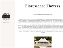 Tablet Screenshot of floressenceflowers.blogspot.com