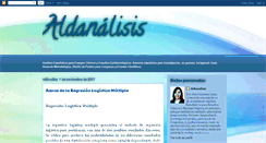 Desktop Screenshot of aldanalisis.blogspot.com