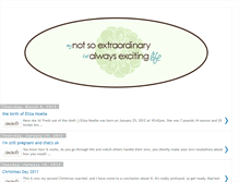 Tablet Screenshot of notsoextraordinary.blogspot.com