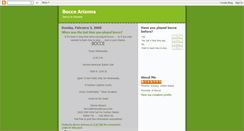 Desktop Screenshot of boccearizona.blogspot.com