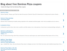 Tablet Screenshot of dominos-pizza-coupon.blogspot.com