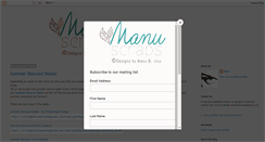 Desktop Screenshot of manu-scraps.blogspot.com