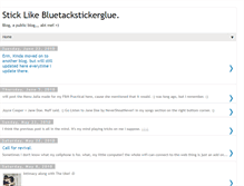 Tablet Screenshot of bluetackstickerglue.blogspot.com