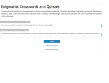 Tablet Screenshot of enigmatist.blogspot.com
