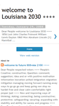 Mobile Screenshot of louisiana2030.blogspot.com