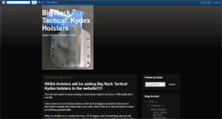 Desktop Screenshot of bigrackholsters.blogspot.com