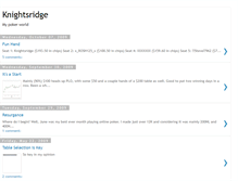 Tablet Screenshot of knightsridge.blogspot.com