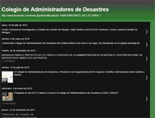 Tablet Screenshot of colegioadministradoresdedesastres.blogspot.com