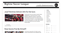 Desktop Screenshot of bigtimesoccer.blogspot.com