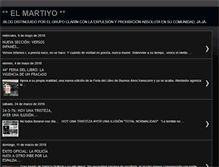 Tablet Screenshot of elmartiyo.blogspot.com