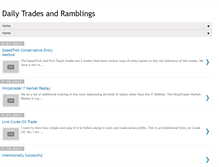 Tablet Screenshot of dailytradesandramblings.blogspot.com