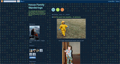 Desktop Screenshot of hassefamilywanderings.blogspot.com