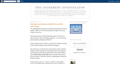 Desktop Screenshot of locksmithinvestigator.blogspot.com