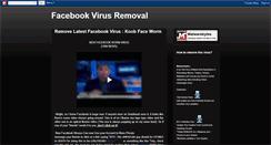 Desktop Screenshot of destroyfbvirus.blogspot.com