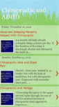 Mobile Screenshot of chiropracticandadhd.blogspot.com