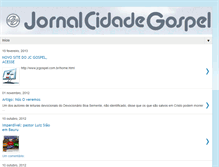 Tablet Screenshot of jornalcidadegospel.blogspot.com