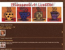 Tablet Screenshot of blessedalatte.blogspot.com