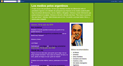 Desktop Screenshot of losmediospelosargentinos.blogspot.com