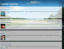 Tablet Screenshot of coastalcadence.blogspot.com