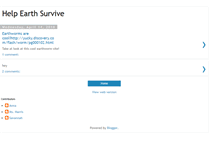 Tablet Screenshot of helpearthsurvive.blogspot.com