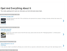 Tablet Screenshot of opelnews.blogspot.com