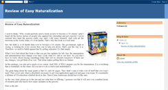 Desktop Screenshot of easynaturalizationreview.blogspot.com
