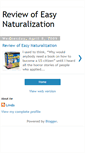Mobile Screenshot of easynaturalizationreview.blogspot.com