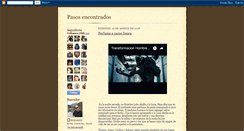 Desktop Screenshot of pasosencontrados.blogspot.com