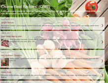 Tablet Screenshot of chomerecipes.blogspot.com