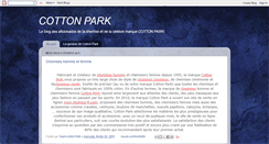 Desktop Screenshot of cotton-park.blogspot.com