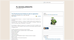 Desktop Screenshot of pj-scholarships.blogspot.com