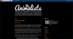 Desktop Screenshot of animalists.blogspot.com